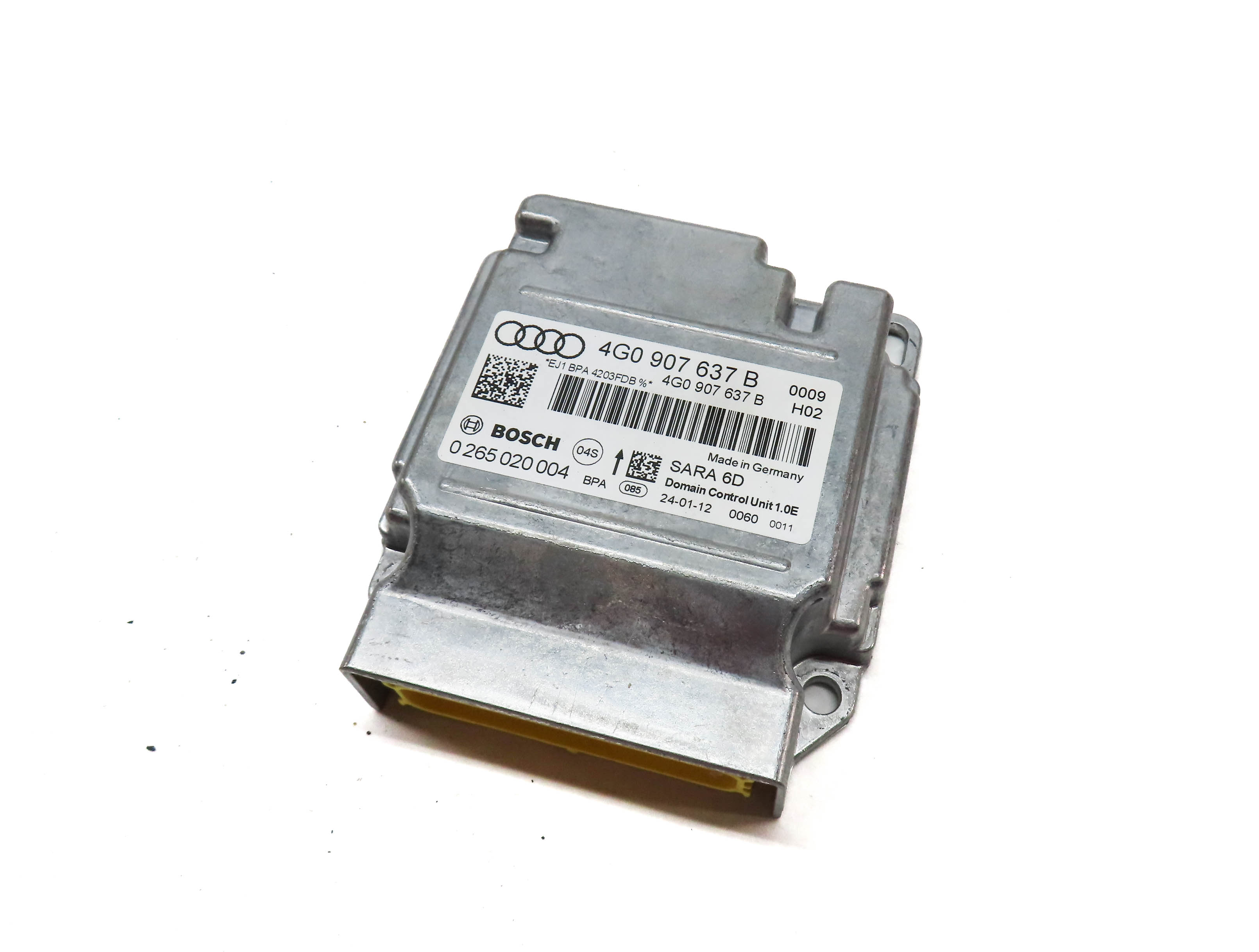 2012 AUDI A6 (C7 4G) YAW TURN RATE STABILITY SENSOR MODULE — exact item pictured